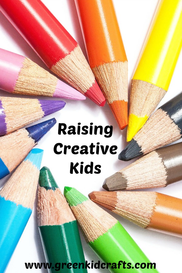 Part one is our Raising Creative Kids series. Tips for getting started in raising creative kids.