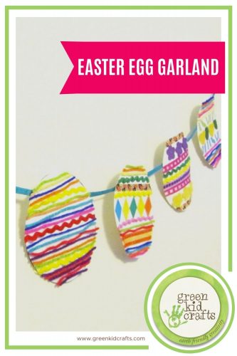 Easter egg garland