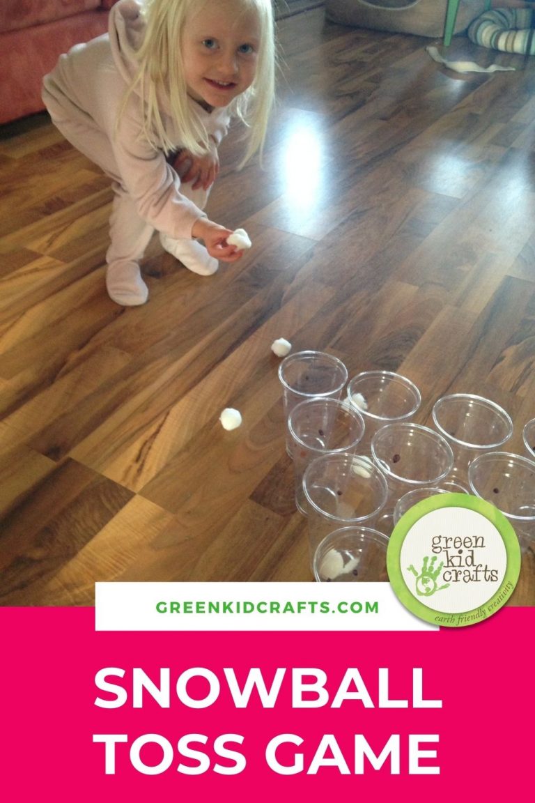Snowball Toss Game – Green Kid Crafts