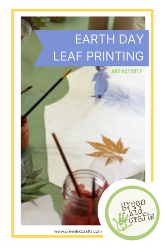 Earth Day Leaf Printing
