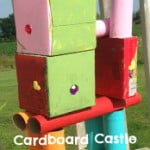 Cardboard castle craft
