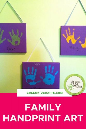 family handprint art