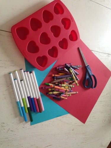 Homemade Crayon Valentines