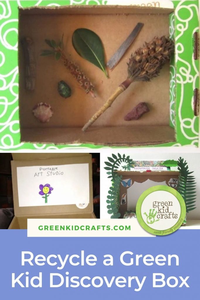 Ways to Recycle a Green Kid Discovery Box