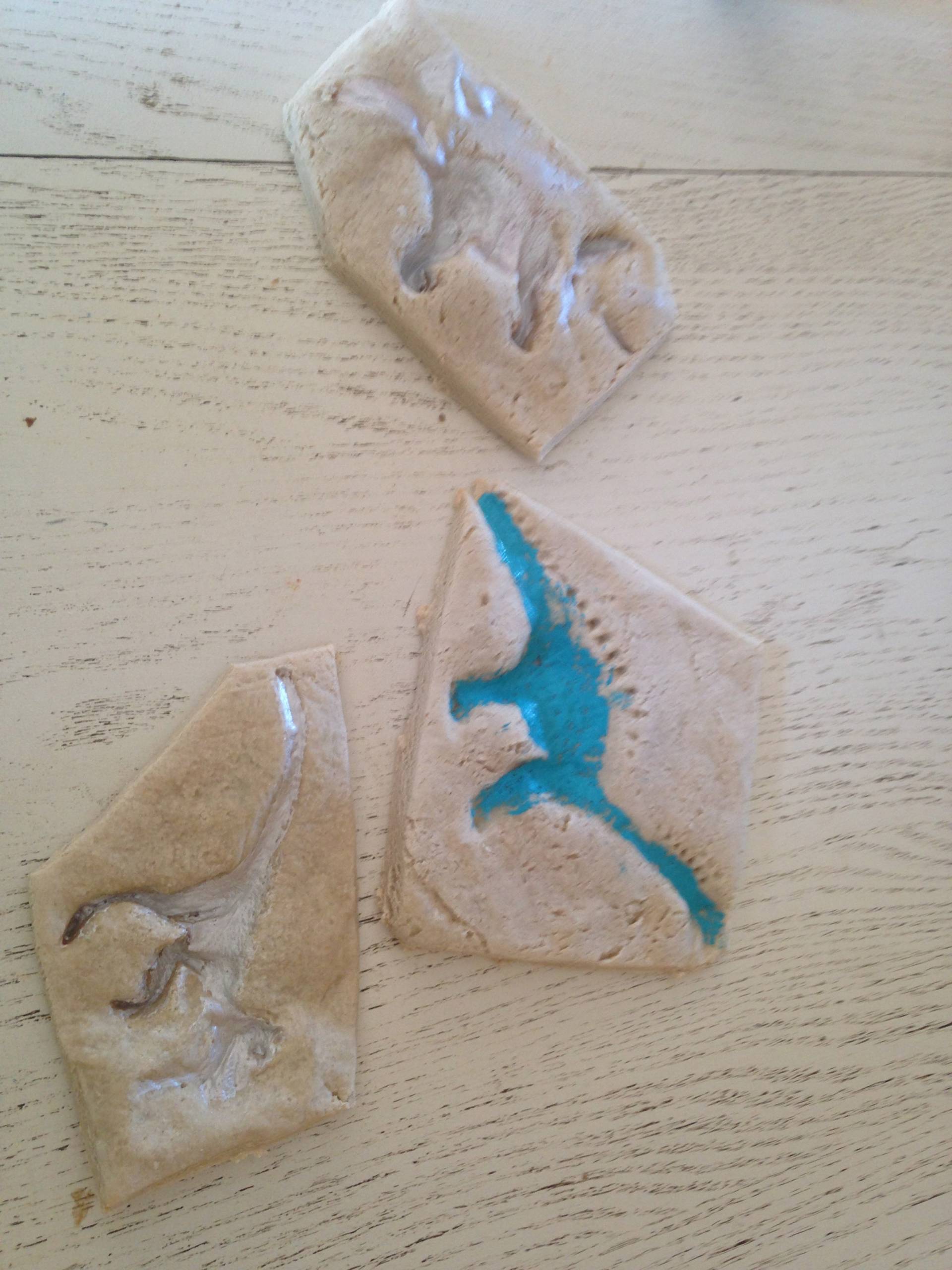 Salt Dough Fossils Green Kid Crafts