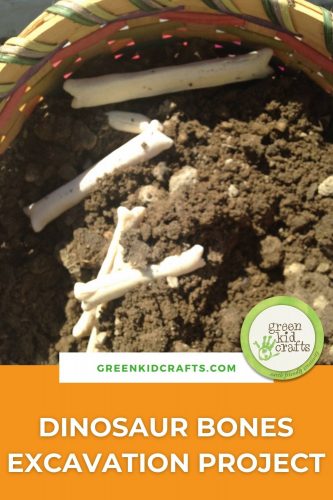 dinosaur bones excavation project for kids