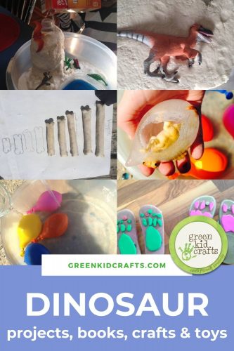 dinosaur crafts, toys, books and projects