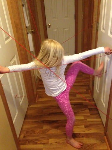 hallway laser maze fun