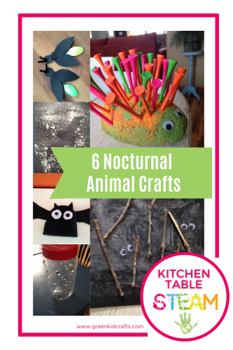 nocturnal animal crafts for kids