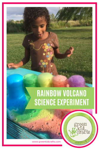 rainbow volcano science experiment
