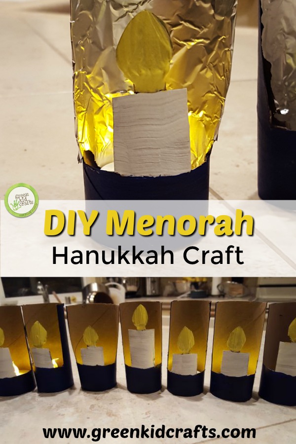 DIY Hanukkah Craft With Toilet Paper Rolls - Green Kid Crafts