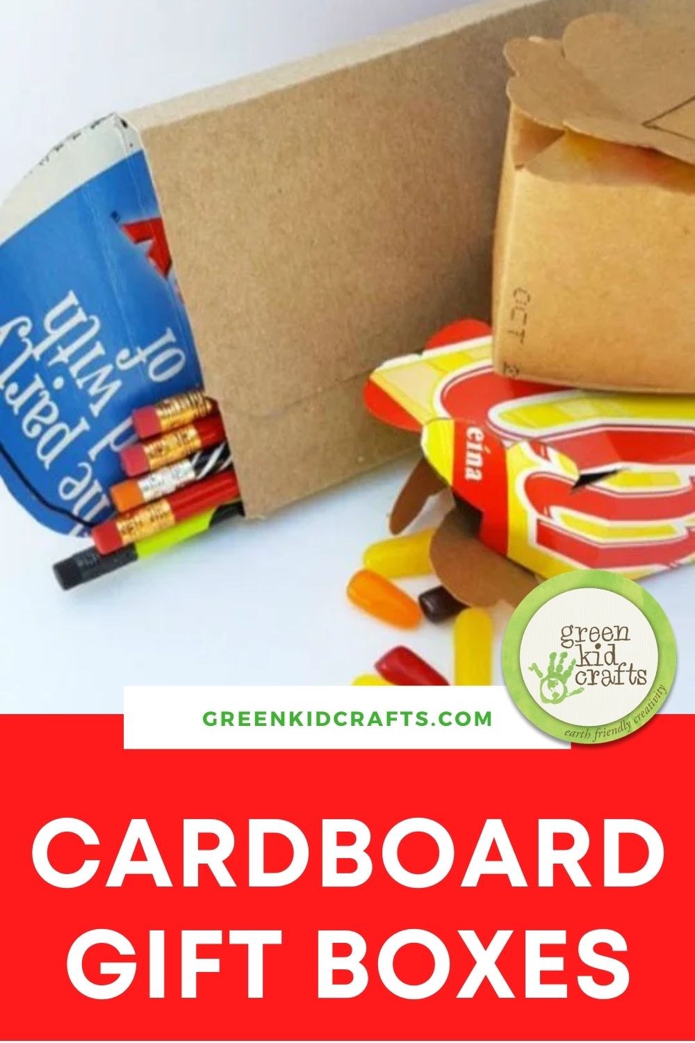 DIY Cardboard Gift Boxes 