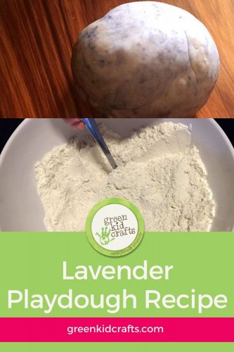 lavender playdough