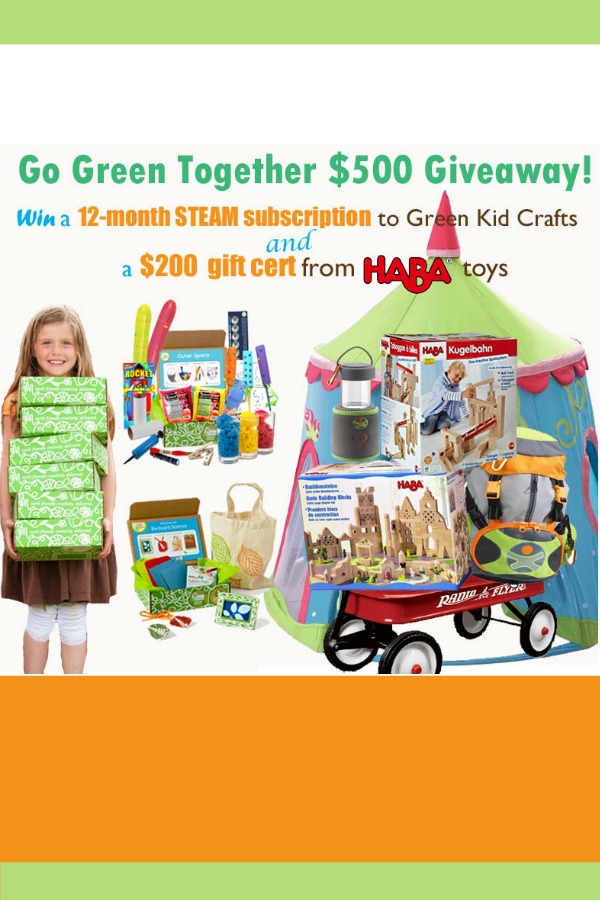 Spring giveaway! Green Kid Crafts and HABA Toys Green Together Giveaway!