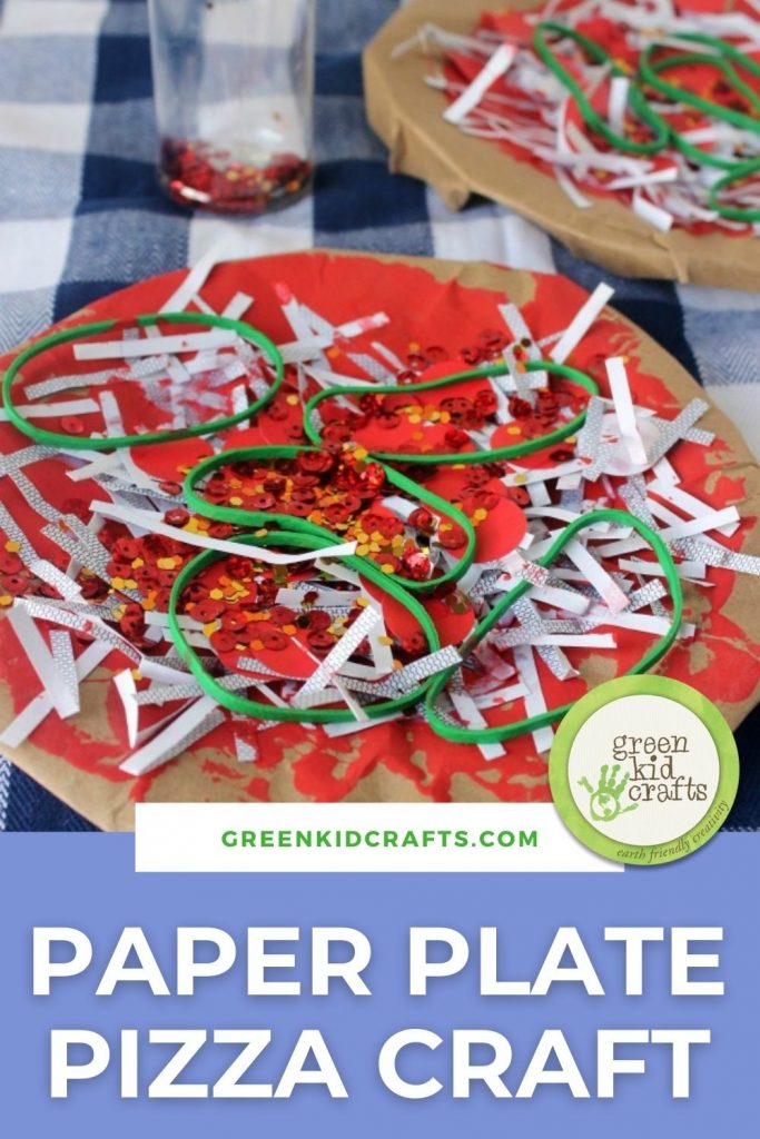 paper plate pizza craft