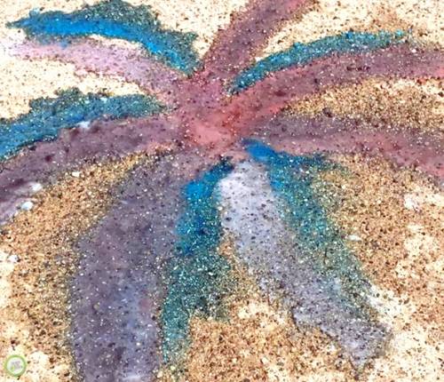 diy sidewalk chalk
