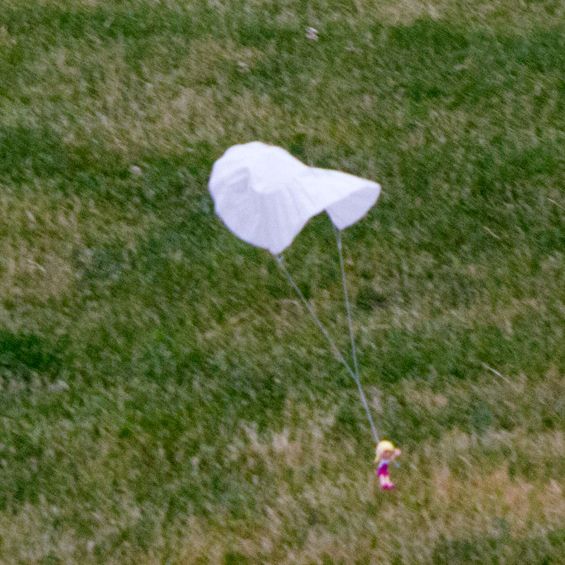 how to make a toy parachute