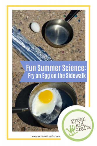 Frying an egg on the Sidewalk