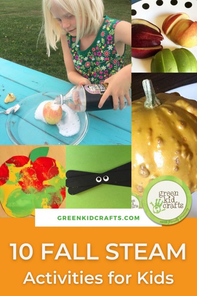 fall STEAM activities for kids