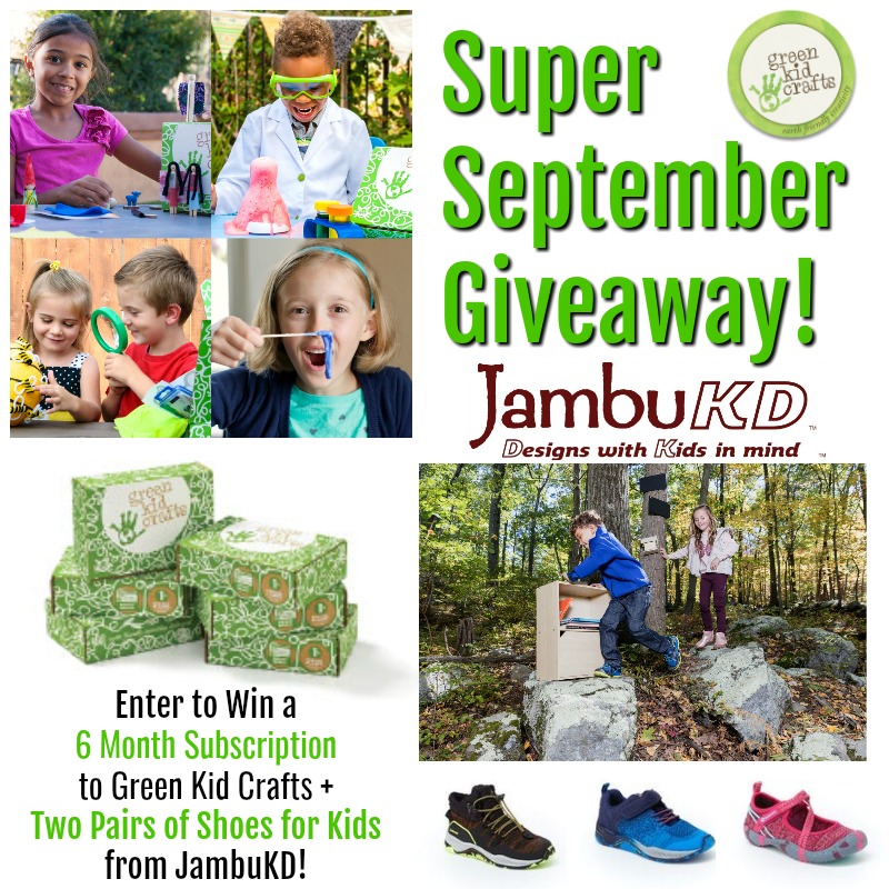 Super September GIveaway. Green Kid Crafts and JambuKD.