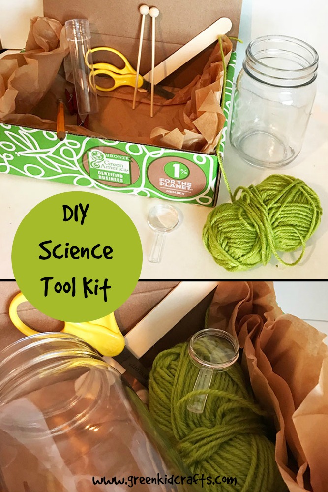 Make your own science tool kit from objects you've found around the house.