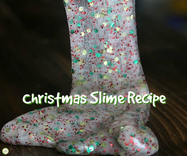 Christmas slime recipe