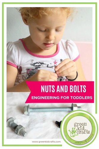 nuts & bolts toddler engineering activity