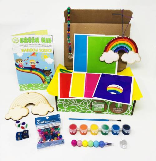 rainbow science box