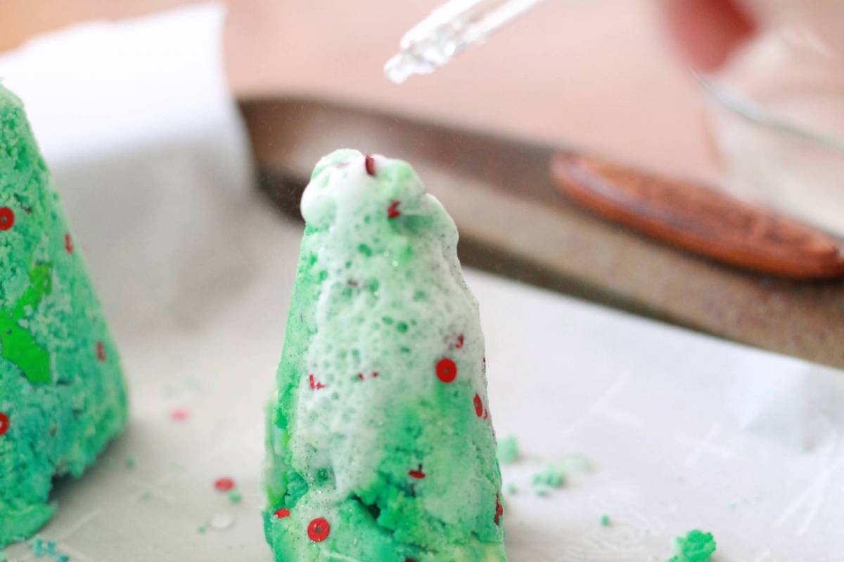 Melting Christmas Tree Experiment Green Kid Crafts