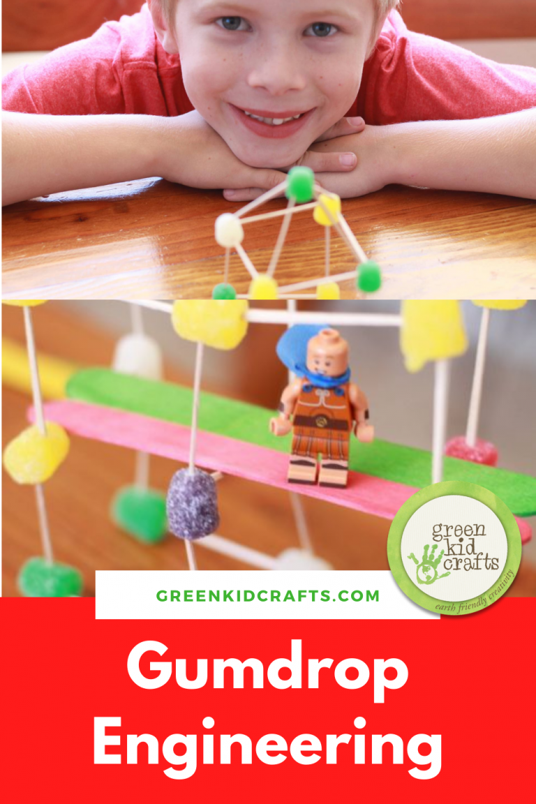 Gumdrop Engineering Green Kid Crafts