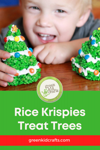 rice krispies treat trees