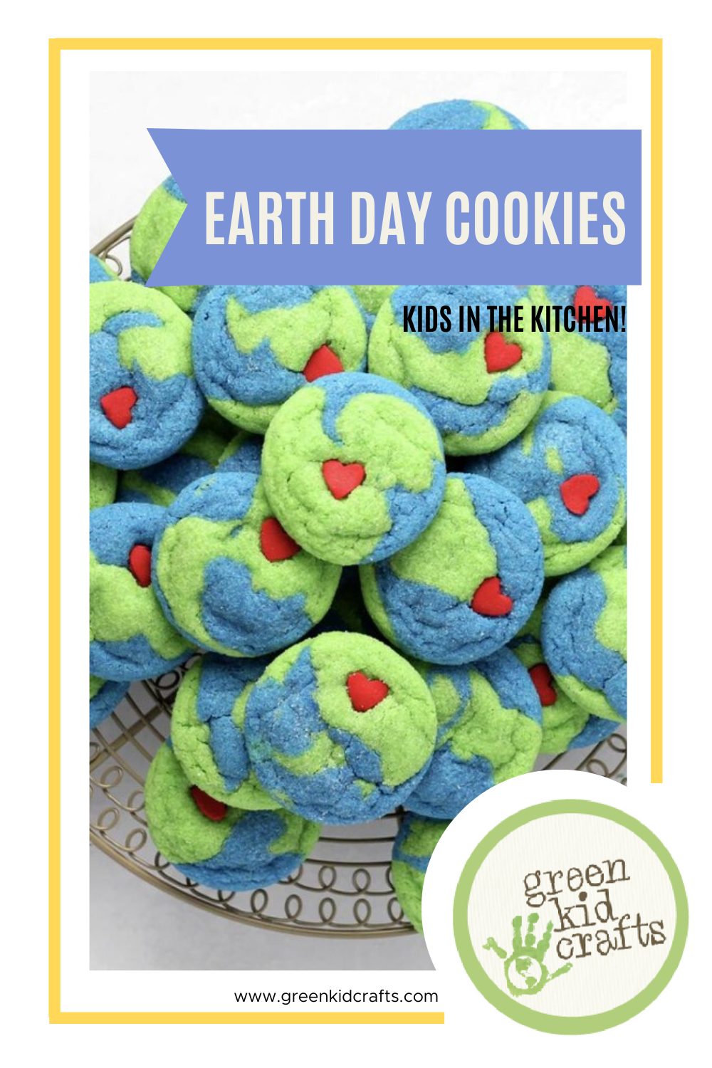Earth Day Cookies Kids in the Kitchen! Green Kid Crafts