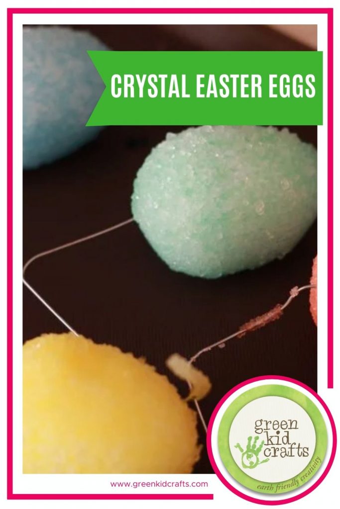 easter egg crystal experiment