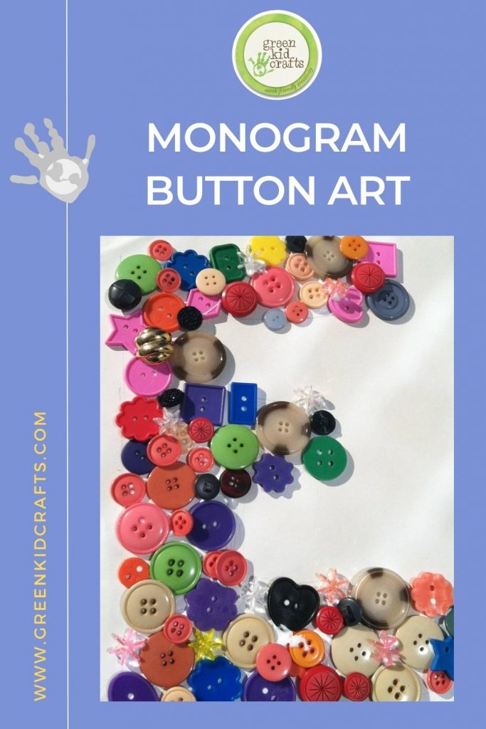 Monogram Button Art