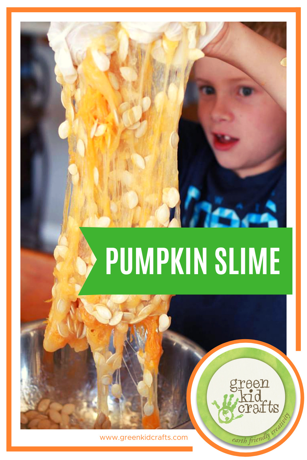 pumpkin slime activity for kids