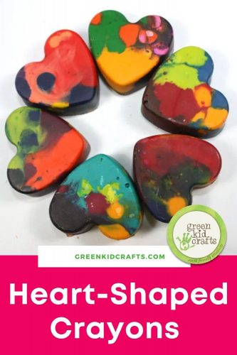 heart shaped crayons
