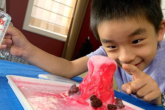 volcano science activity set for kids