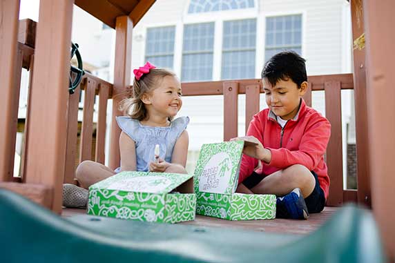 monthly activity box for children