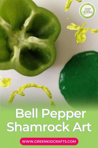 Bell Pepper Shamrock Art Activity