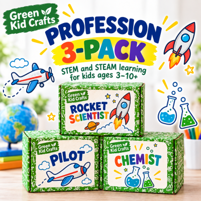 Profession 3-Pack: Pilot, Rocket Scientist, Chemist
